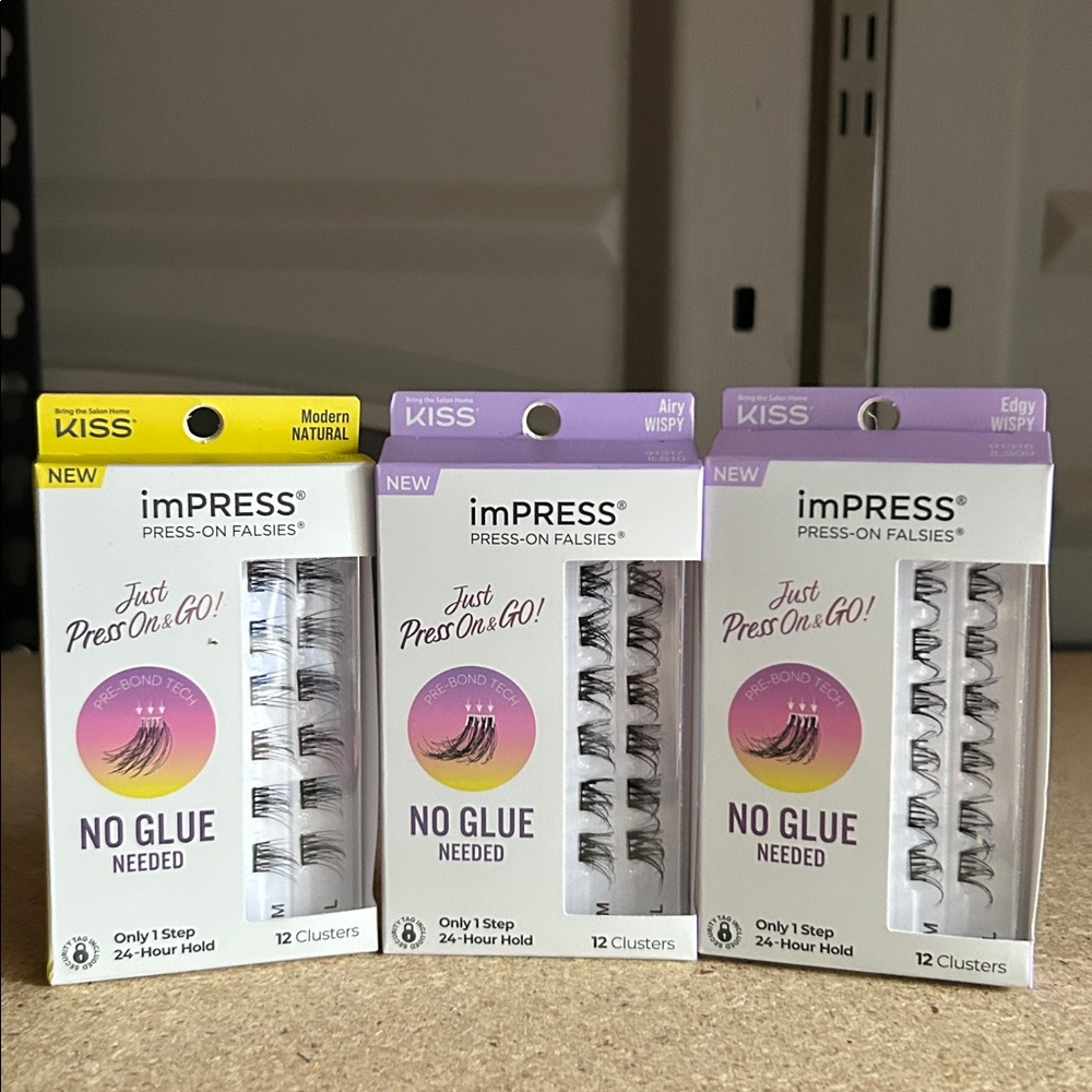 Kiss imPRESS Press-On Falsies - 3 pack Bundle